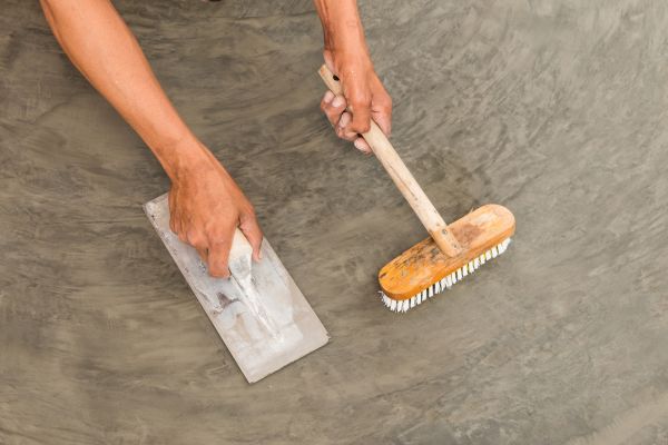 Driveway Concrete Staining in Santa Ana