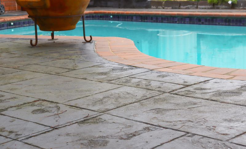 Pool Deck Stamped Finish